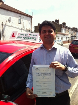 Guljar taught me how to drive & pass the test with correct techniques. His coaching gave me confidence that I could pass the test. Anybody out there who is looking for Instructor to learn to drive, I would definitely recommend Guljar at Time To Pass Driving School. He will get you pass.



Regads

Dhiraj...