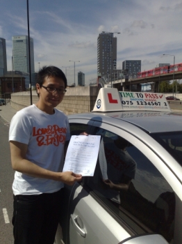 Rahman - attentive patient and knowledgeable <br />
<br />
A big thanks to you Rahman who have helped me to pass first time with only 1 minor fault<br />
<br />
i would highly recommend time to pass driving school to anyone<br />
<br />

<br />
<br />
Regards<br />
<br />
Lam