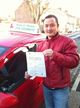 I am pleased to meet my instructor-Rahman and thanks a lot for helping me to pass my driving test first time, He knows what exactly the examiner wants me to do, what I would like to say Rahman your great!!! Thank you thank you God bless you



Regards



Huang...