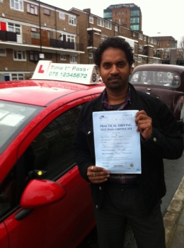 After failing in previous attempts with a different driving school I took driving classes with Time To Pass Driving School Rahman was my instructor who put me at ease from day one and taught me right skills which gave me more confidence to pass my driving test I would recommend Time To Pass Driving School It was an memorable learning experience with my instructor Rahman who shaped my driv