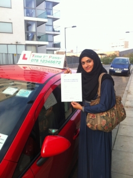 I passed my driving test with time to pass driving school,my instructor was Rahman, He is a great instructor, his calm and patient and gave me the confidence I needed, his way of teaching is really great!! What more can I say he is simply the best!! strongly recommend him to anyone...



Regards



Khadeza...