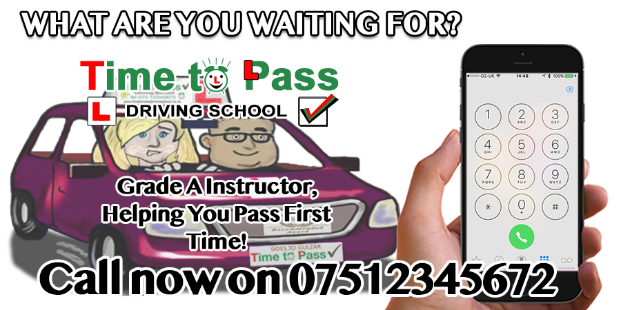 Why not learn to drive with a driving school who has a 93% pass rate? Call Time To Pass Driving School today!